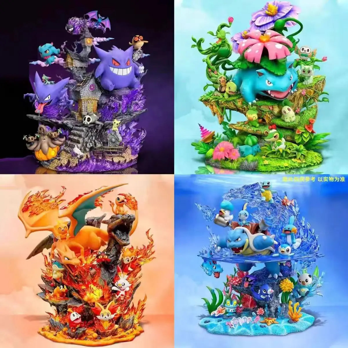 Pokémon Blind Box Figures - Random PVC Anime Collectible Toys Featuring Pikachu, Charizard, Mewtwo & Eevee Surprise Gifts for Fans