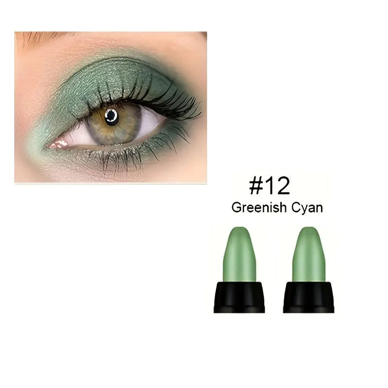 16-Color Pearlescent Eyeliner – Glitter Waterproof, Long-Lasting Non-Smudge Eye Makeup