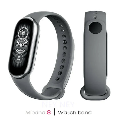 Waterproof Silicone Sport Strap for Xiaomi Mi Band 9/8/NFC – Replacement Smart Bracelet Accessory