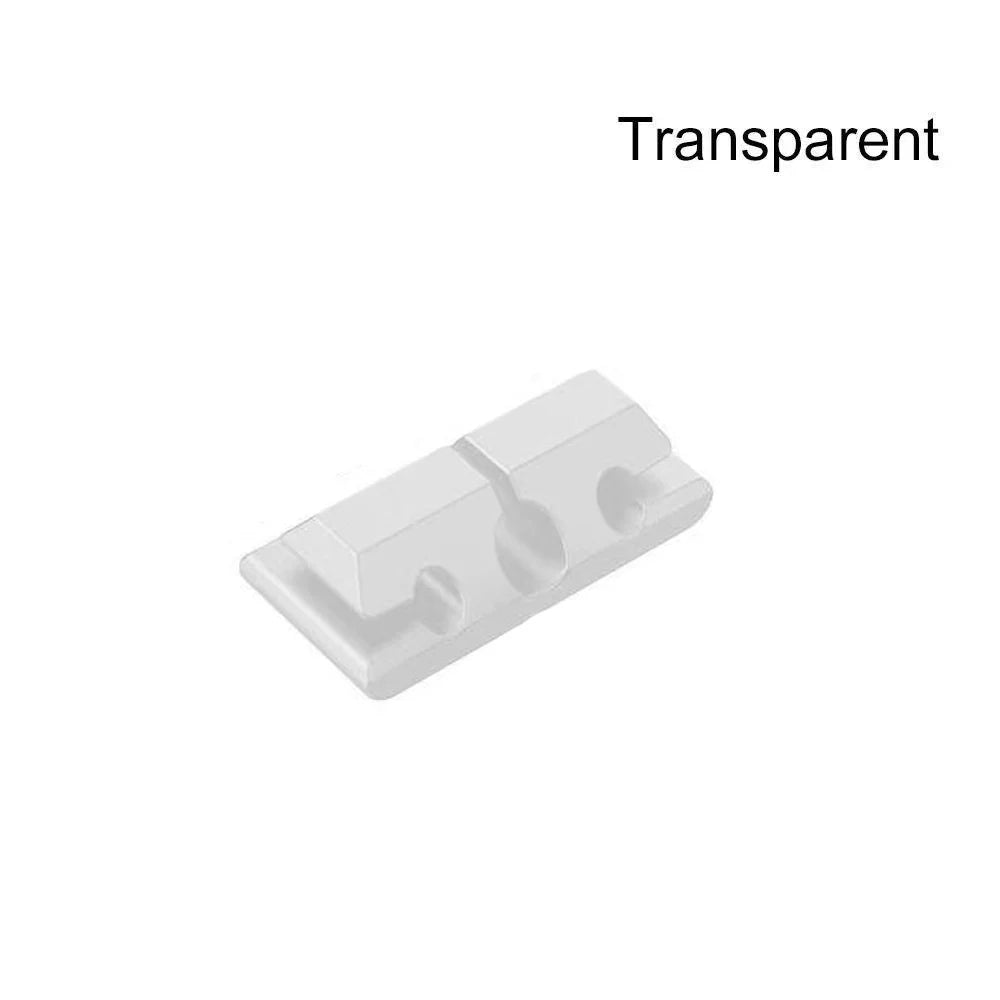Silicone Cable Holder Organizer - Flexible Cord Management Clips for USB Wires, Earphones, Mouse & Keyboard Cables