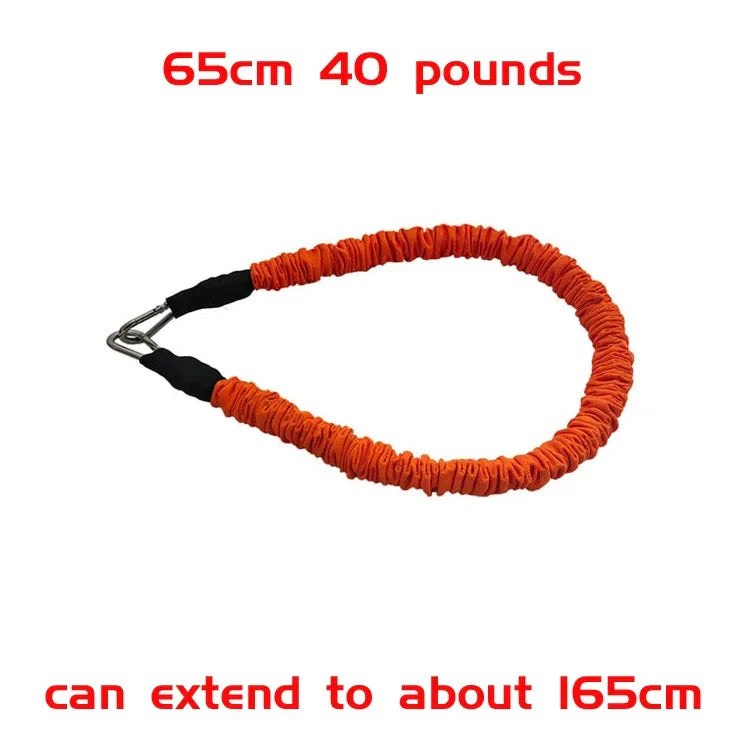 Thickened Latex Resistance Bands — 30/42/65/80cm Pull Rope for Gym, Fitness Training & Taekwondo (Customizable)