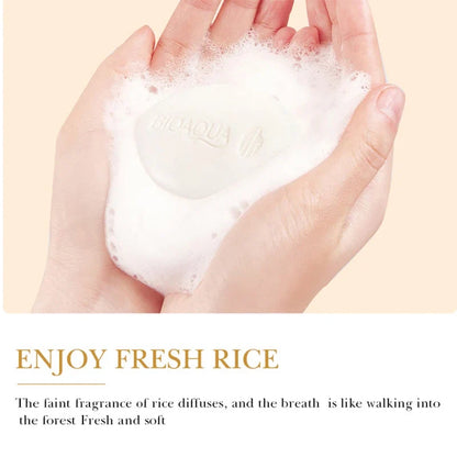 Rice Plasma Handmade Soap - Essential Oil Face & Body Cleanser for Hydrating, Moisturizing & Oil Control