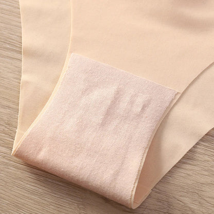4 Pack Seamless No Show Thongs for Women – V-Waist Stretch, Breathable Sexy Underwear Panties