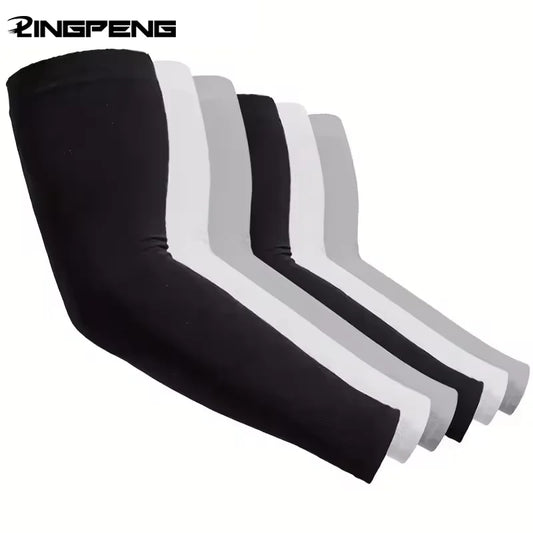 Breathable UV Sun Protection Arm Sleeves, 1/3 Pair Cooling Sports & Driving Outdoor Arm Guards for Summer Adventures