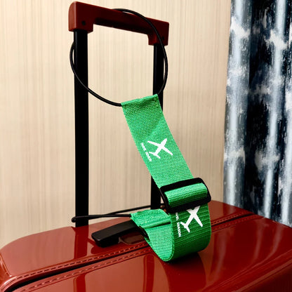 Aircraft Print Luggage Strap - Durable Nylon Suitcase Securing Belt