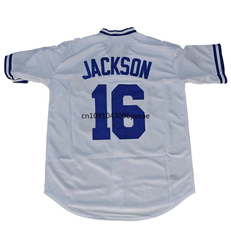 Bo Jackson Retro Baseball Jersey – Kansas City American Jersey, George Brett #5 & Eric Hosmer #35, US Men’s M-3XL