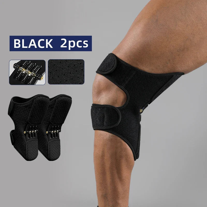 VBOSi Adjustable Knee Brace – Triple-Spring Rebound Stabilizer for Men & Women, Sports Training and Squat Support