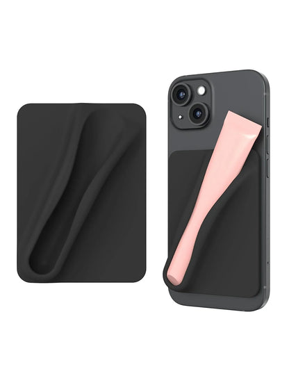 Silicone Lipstick Phone Holder - Portable Lip Gloss Organizer Attachment for Smartphones, Cute Birthday Gift for Women