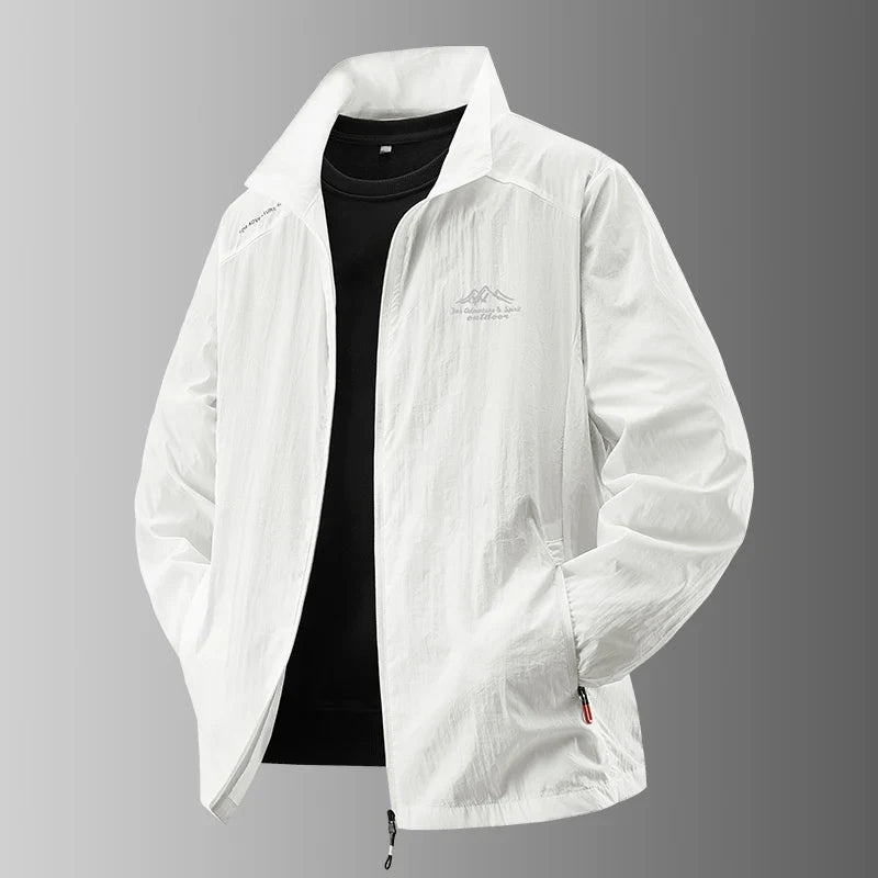 Men’s UV Protection Summer Jacket - Ultra-Light Breathable Sunproof Fishing Coat for Outdoor Activities