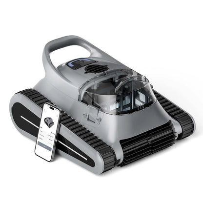 (2025 New) Seauto Crab Pro Cordless Robotic Pool Cleaner – Vacuum for Inground Pools up to 2000 Sq.ft, Wall & Waterline Cleaning