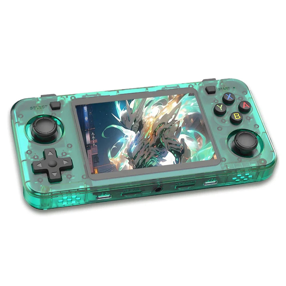 New R36H Retro Handheld Game Console – 3.5" IPS Portable Player with 64GB Card & 15,000 Built-in Games