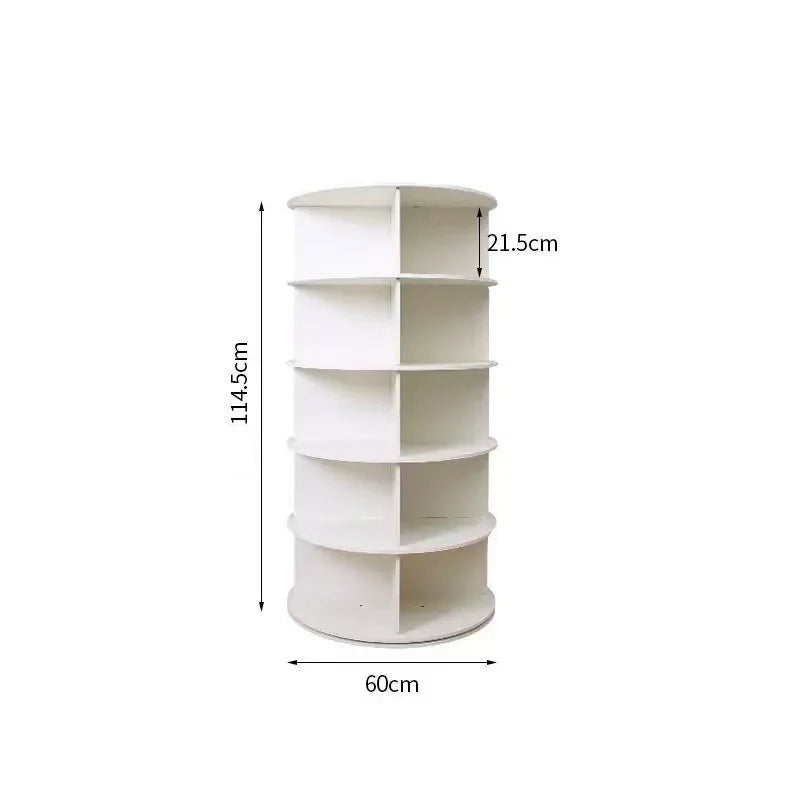 Multifunctional 360° Rotating Shoe Rack – Floor-Standing Storage Organizer for Shoes, Bags, Toys & Household Items