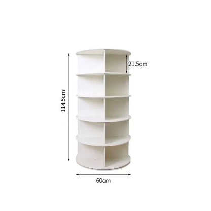 Multifunctional 360° Rotating Shoe Rack – Floor-Standing Storage Organizer for Shoes, Bags, Toys & Household Items