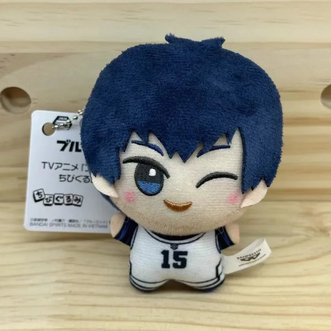 Mini Blue Lock Nagi Plush Keychain – Cute Anime Backpack Charm & Stuffed Doll Gift
