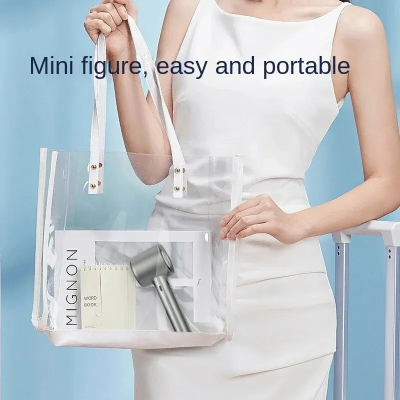 Portable Mini Bladeless Hand Fan – USB Rechargeable Handheld Personal Fan with 120-Speed High-Speed Airflow, Electric Cooling Fan