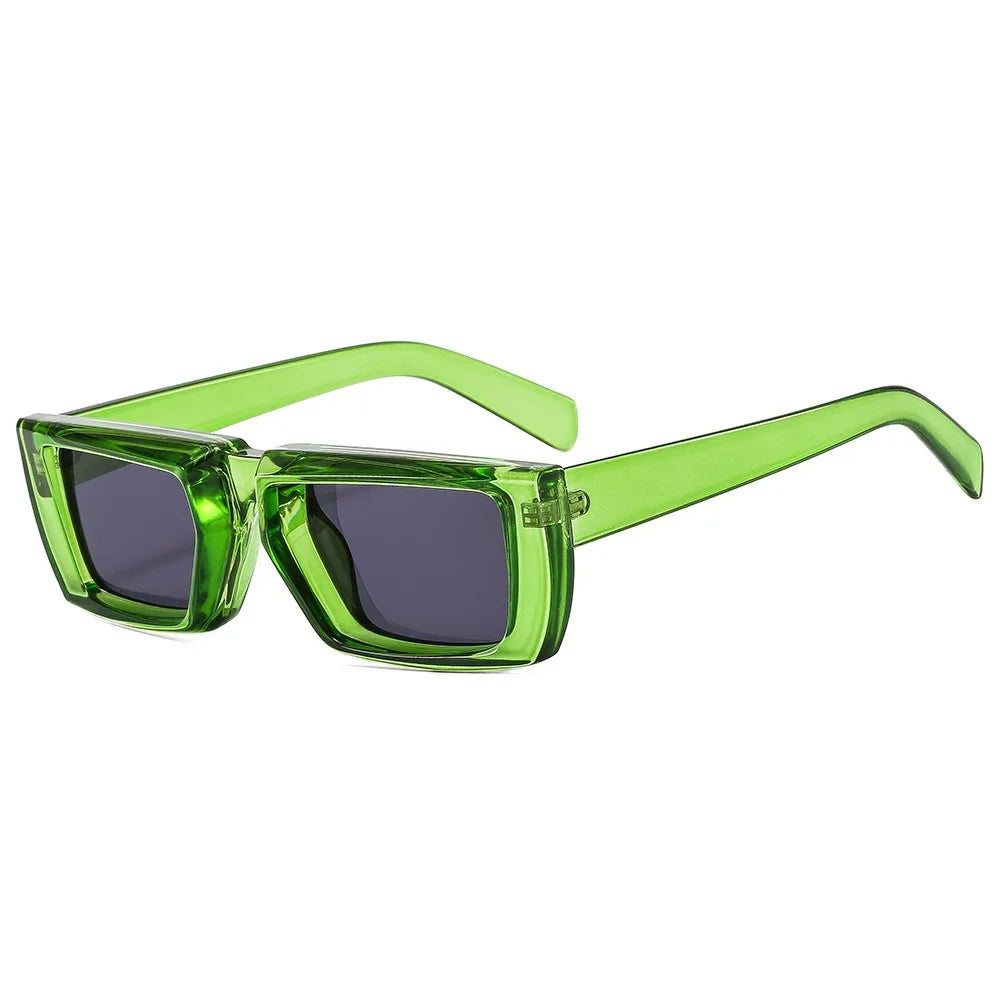 New Y2K Square Sunglasses for Men & Women – Trendy UV400 Designer Shades Eyewear