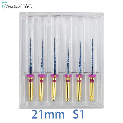 Dental SX-F3 Blue Nitinol Rotary Files – Endodontic Root Canal Engine Tool for Dentistry
