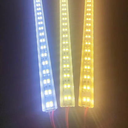 72LED Super Bright Light Bar - 50cm DC12V Aluminum Strip Lamp for Kitchen & Shelf Lighting