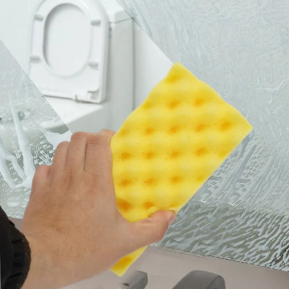 Large Car Wash Sponge - High Density Wave Pattern Water Absorbent Cleaning Sponge for Car Paint Care