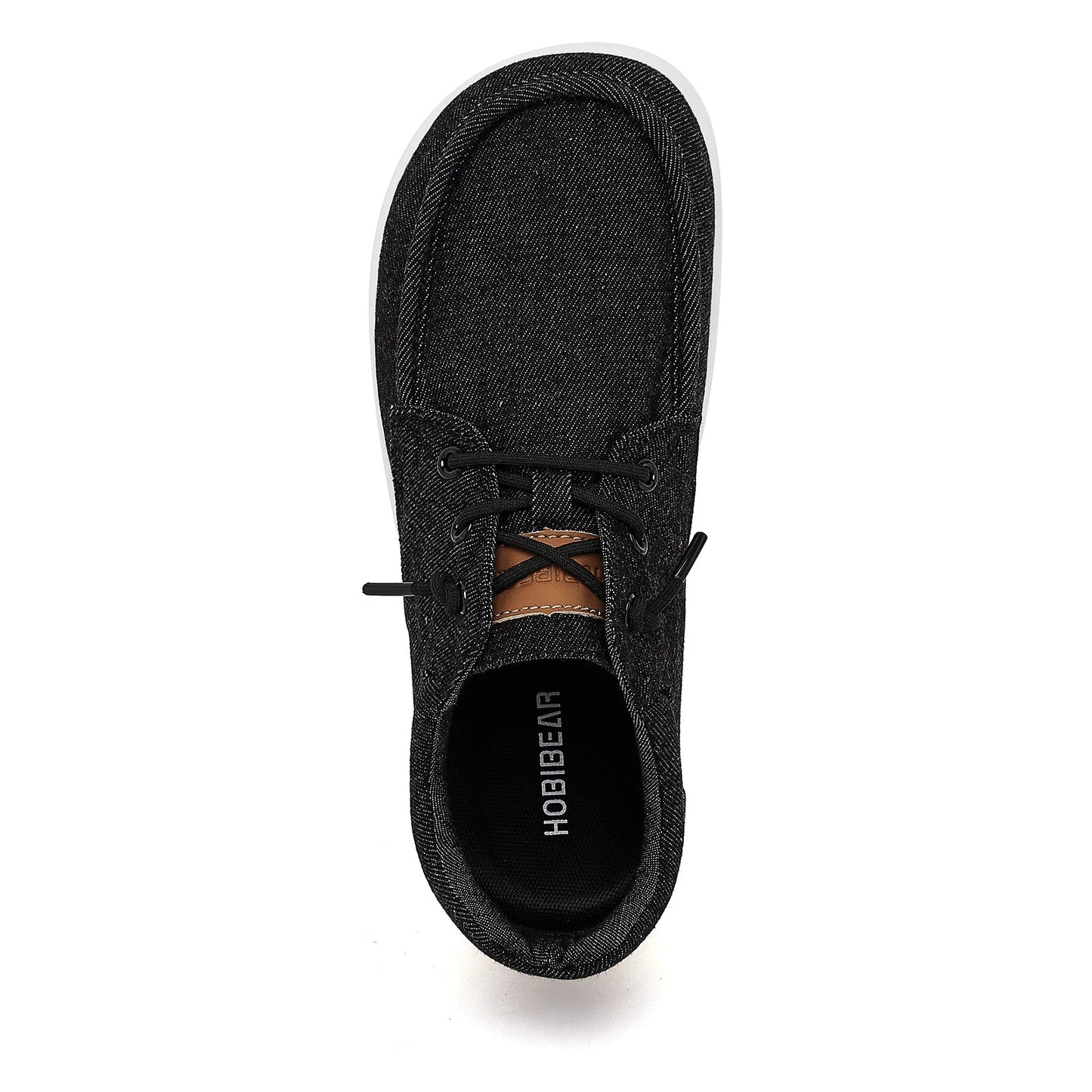 HOBIBEAR Men’s Barefoot Loafers – Lightweight Wide Toe Casual Sneakers for Women, Non-Slip Comfortable Boat Shoes   1/2
