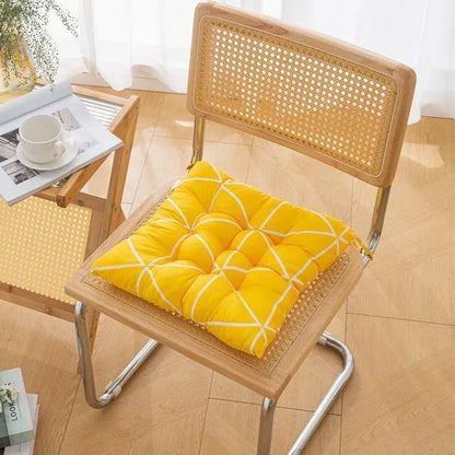 2pcs Thick Comfortable Chair Cushion - Non-Slip Seat Pad for Home Office & Dining Chairs
