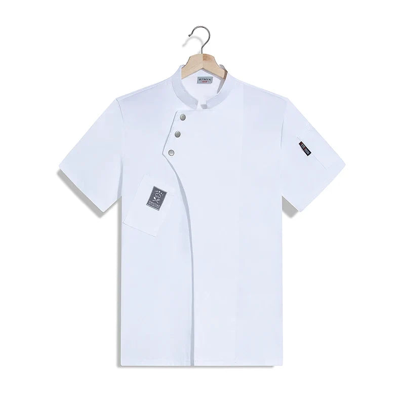 Catering Chef Work Shirt - Restaurant Kitchen Uniform T-Shirt for Cooks, Bakers & Hospitality Staff