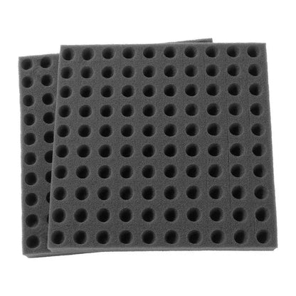 Black Seedling Sponge Sheet - Soilless Hydroponic Cloning Collar for Garden Pots, Nursery & Plant Cultivation