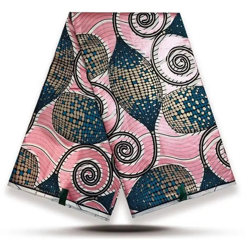 100% Cotton African Wax Print Fabric - High Quality Ankara Fabric 6 Yards