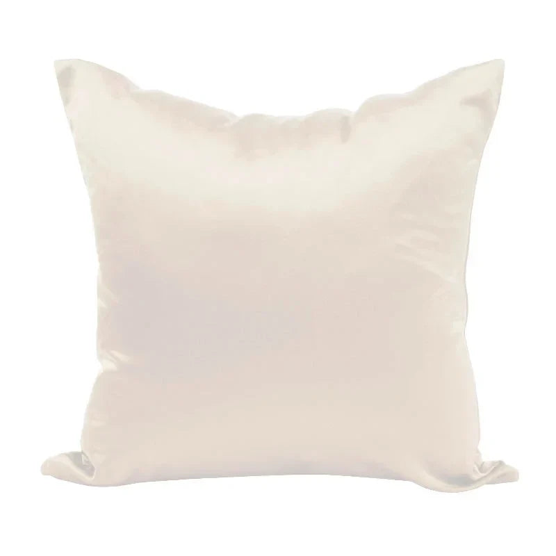 Silky Satin Pillow Cover - Smooth Decorative Cushion Case for Sofa & Bed