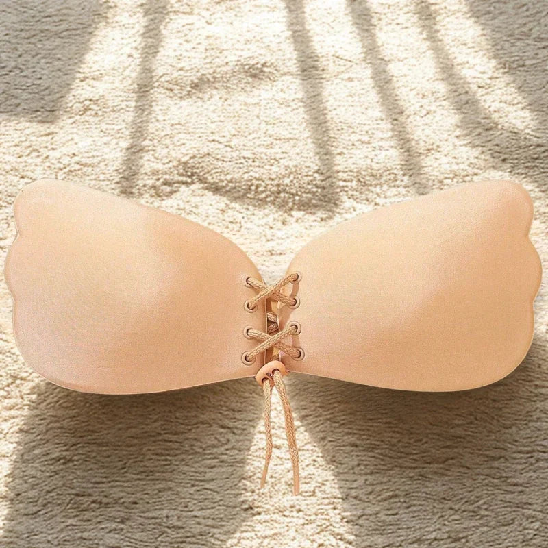 Invisible Nude Push-Up Bra Paste – Sexy Silicone Chest Stickers for Women, Wedding & Daily Use