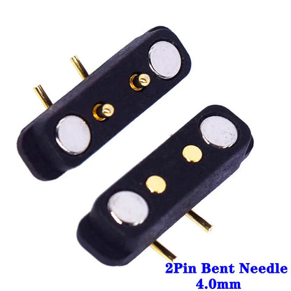 Magnetic Pogo Pin Connector - 2-10 Pin Spring Loaded Male Female DC Power Socket with 2.54/4.0/2.8mm Pitch