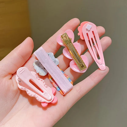 14-Piece Sweet Pink Hairpins - Cute Versatile Hair Accessories for Girls, Everyday Styling & Special Occasions