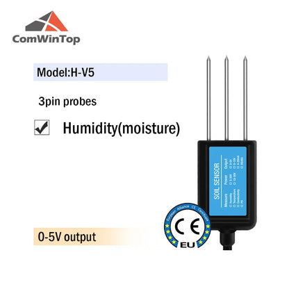 Soil Moisture, Temperature, Humidity, EC, pH & NPK Sensor - 4-20mA, 0-5V, RS485 Modbus for Accurate Soil Measurement