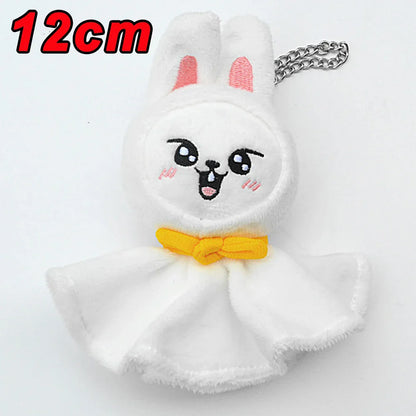 310style Skzoo Plush Pencil Case – Kawaii Kpop Stray Wolf Stuffed Animal Toy, Cartoon Plush Doll for Kids Gift