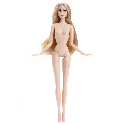 FR Supermodel 1/6 BABI Doll – Movable Joints, DIY Dress-Up Princess with Head & Body Accessories, White/Normal/Chocolate Skin