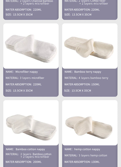 Kangobaby #My Soft Life# Reusable Baby Cloth Diaper Cover – Washable Newborn Nappies 0-3 Months