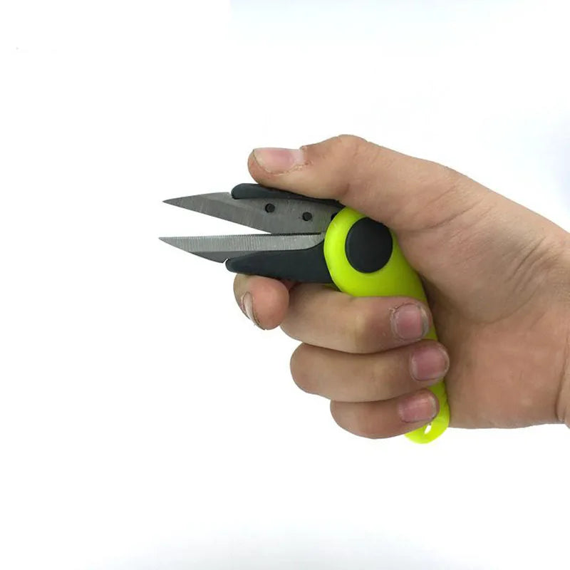 Fishing Quick Knot Tool Kit - Stainless Steel Shrimp Shape Line Cutter Scissors Clipper Nipper Accessories