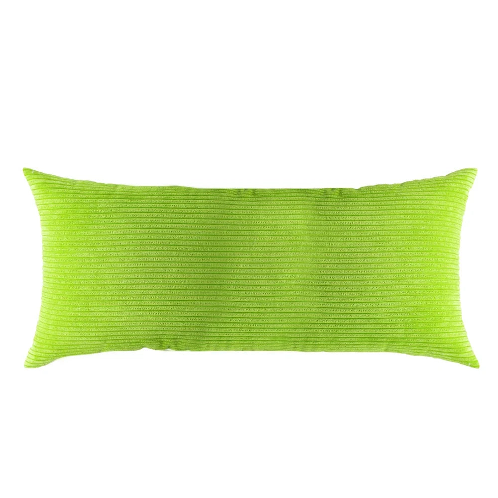 Striped Corduroy Body Pillow Cover - Plush Long Cushion Case for 50x70/50x100/50x120CM Bedding & Home Comfort