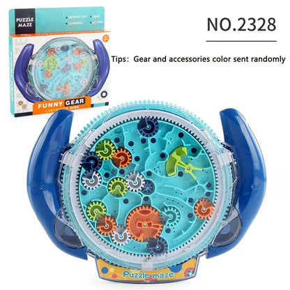 3D Transparent Maze Puzzle Cube - Creative Rolling Ball Speed Cube Stress Relief Toy for Kids