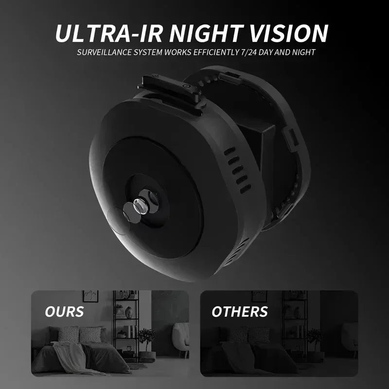 4K HD Mini Wireless Camera - Portable Night Vision WiFi Remote Monitor Video Recorder Security Camcorder