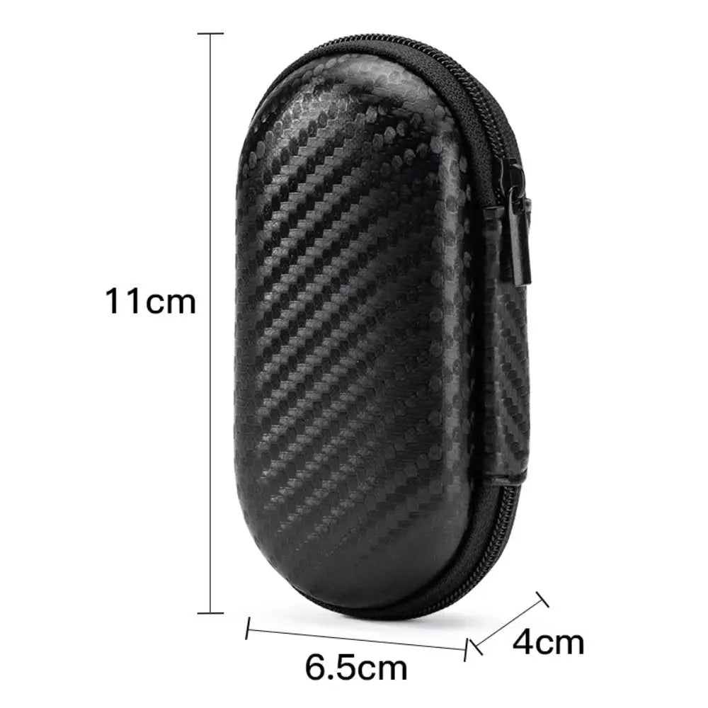 Portable EVA Storage Case - Protective Zipper Pouch for Phone Charger Shaver Hard Drive Data Cable Headphone Accessories