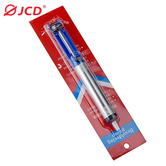 JCD Desoldering Pump - Aluminum Vacuum Solder Sucker Tool for Solder Removal and Electronics Repair