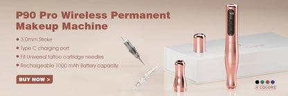 10PCS BIOMASER Disposable Tattoo Needles — Permanent Makeup Cartridges for Eyebrow & Lip, 1R/2R/3R/5R