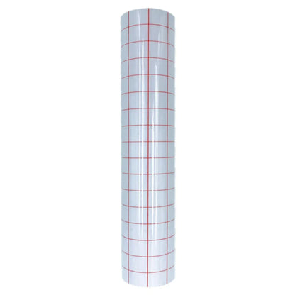 12"x16FT Clear Transfer Paper Tape – Mid Tack Adhesive for Vinyl Signs, Craft Stickers & DIY Decals (4 Colors)