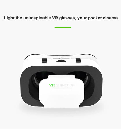 VR Glasses Virtual Reality Headset – 3D Lenses Smart Goggles for Smartphones, Mobile Game Accessory