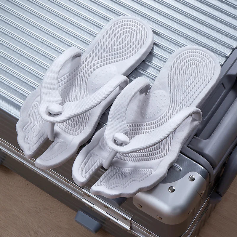 Portable Folding Travel Slippers – Non-Slip Beach & Hotel Flip-Flops for Couples