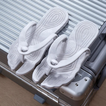 Portable Folding Travel Slippers – Non-Slip Beach & Hotel Flip-Flops for Couples