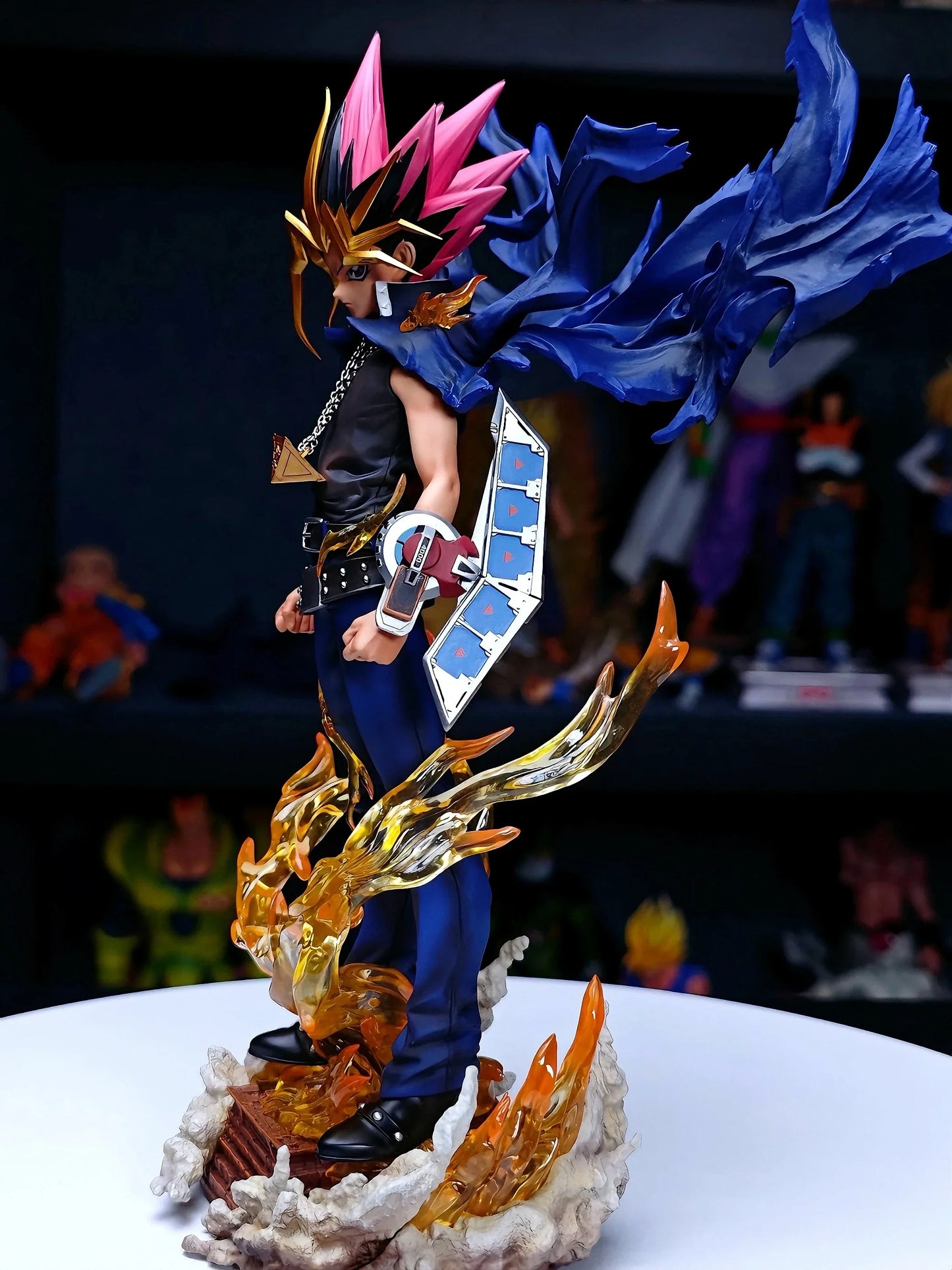 Yugi Muto Duel Monsters Action Figure - 28cm Dark Game PVC Statue, Collectible Figurine & Kids Toy Gift