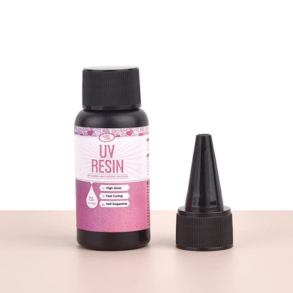 UV Epoxy Resin Glue - High Transparency Fast Drying Jewelry Making DIY Craft Adhesive 20g/50g/100g