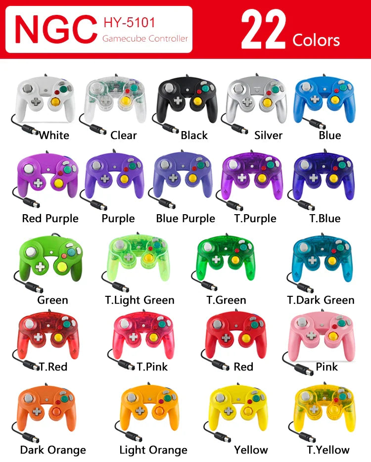 Wired Game Controller for GameCube NGC – Classic Gaming Joystick